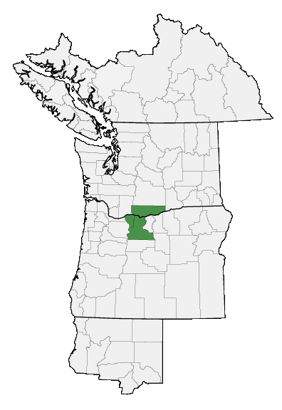 Map of where plant is found