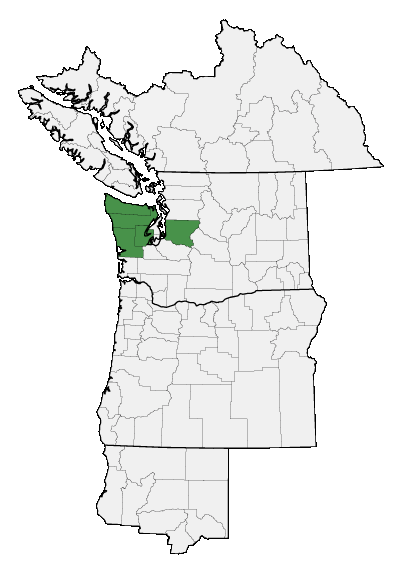 Map of where plant is found