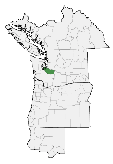 Map of where plant is found