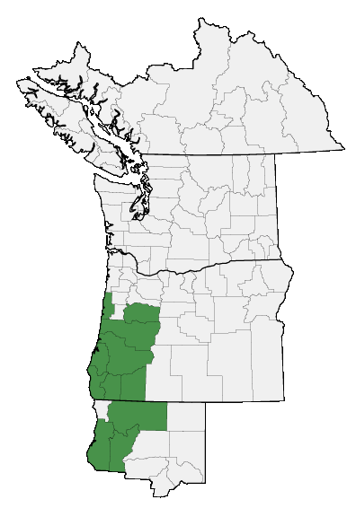 Map of where plant is found