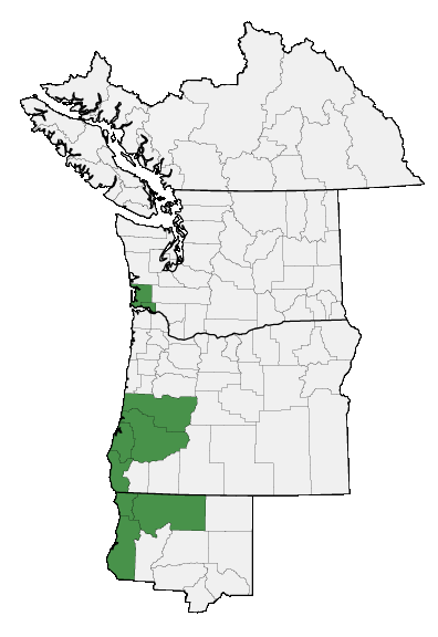 Map of where plant is found