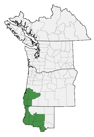 Map of where plant is found