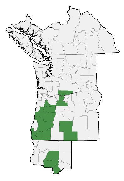 Map of where plant is found