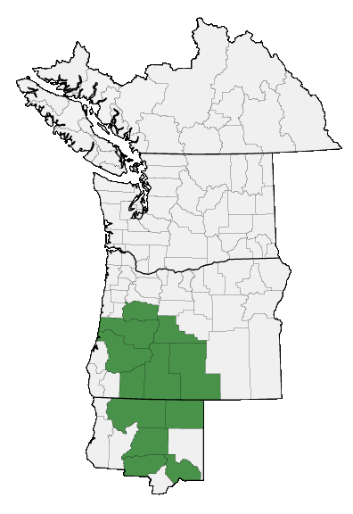 Map of where plant is found