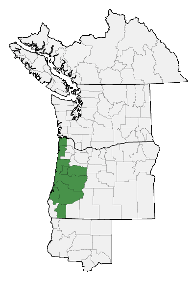 Map of where plant is found