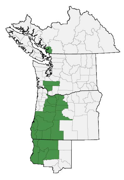 Map of where plant is found