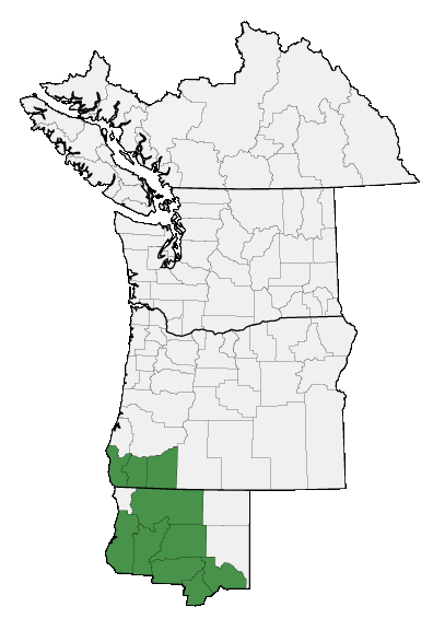 Map of where plant is found