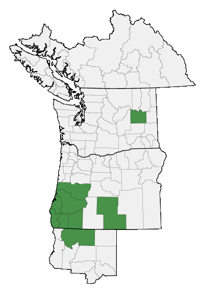 Map of where plant is found