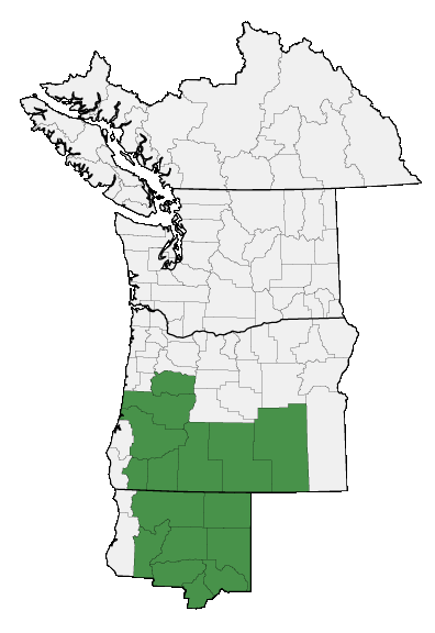 Map of where plant is found