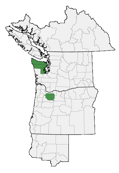 Map of where plant is found