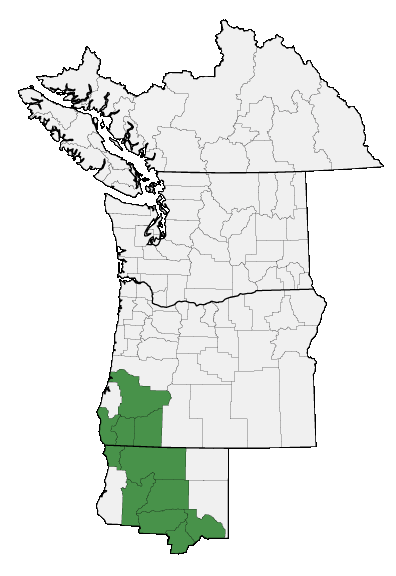 Map of where plant is found